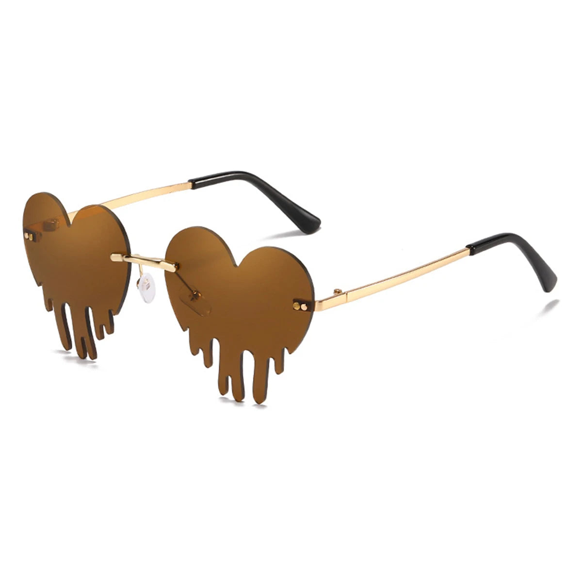 Full Rim Rectangular Silver Green Sun glasses