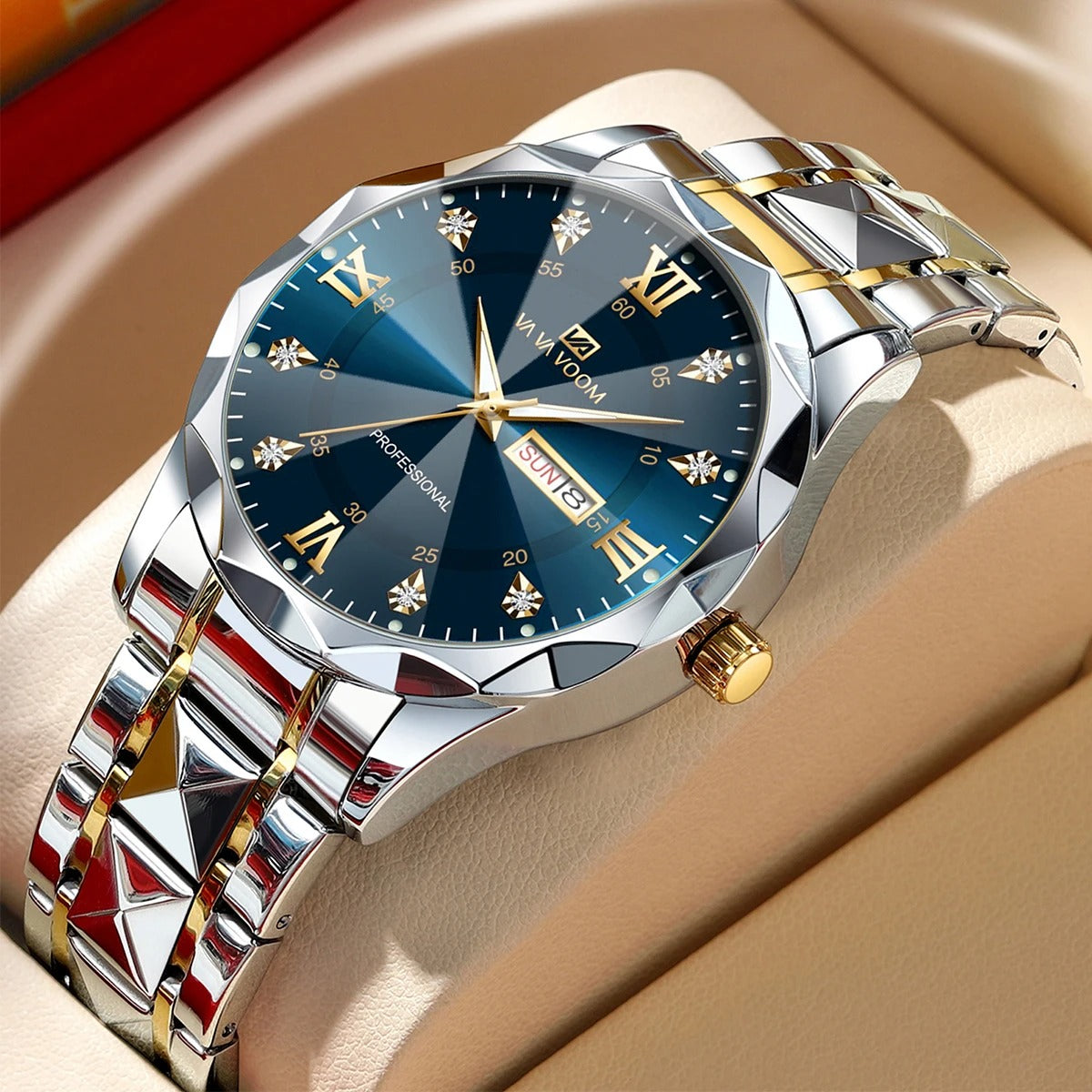 Men Diamond Luxury Watch
