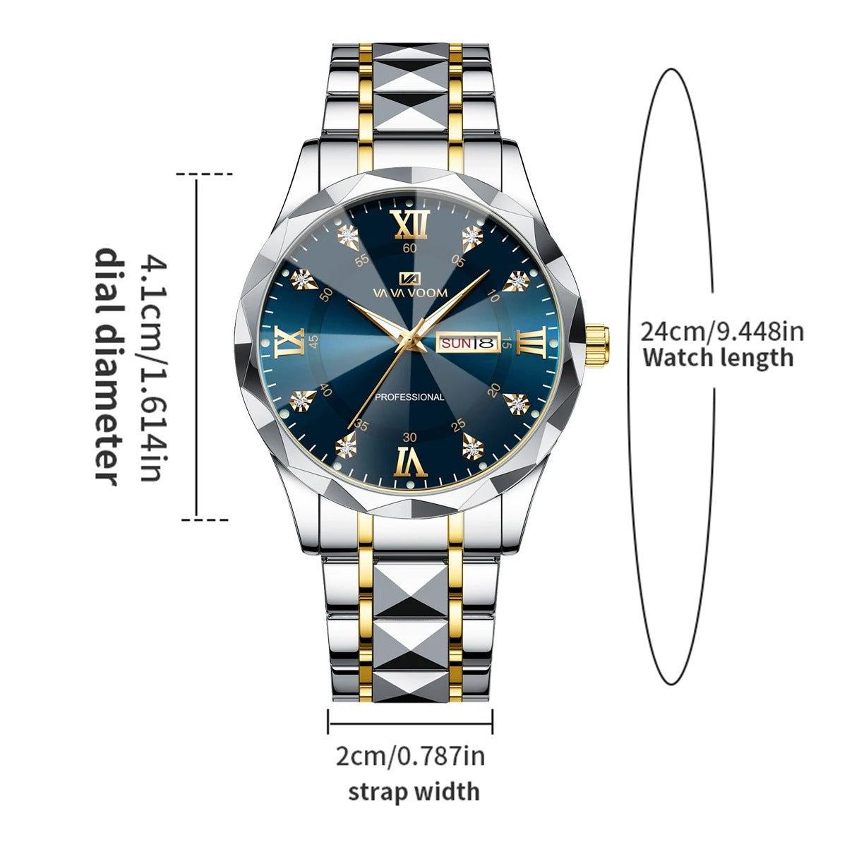 Men Diamond Luxury Watch